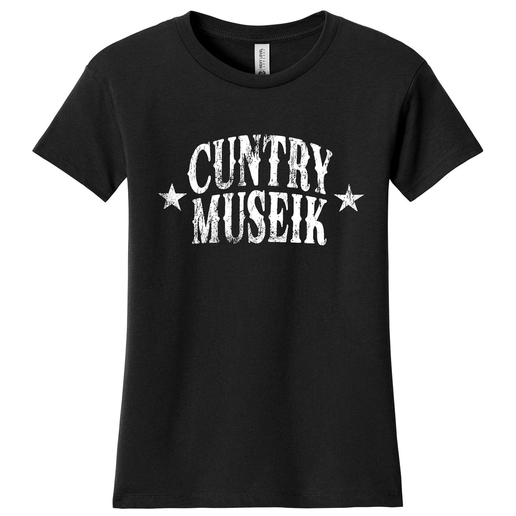"Cuntry Museik" Womens Shirt